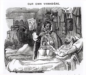 Unsere eigene Vivandiere, Mrs. Seacole, dargestellt in 